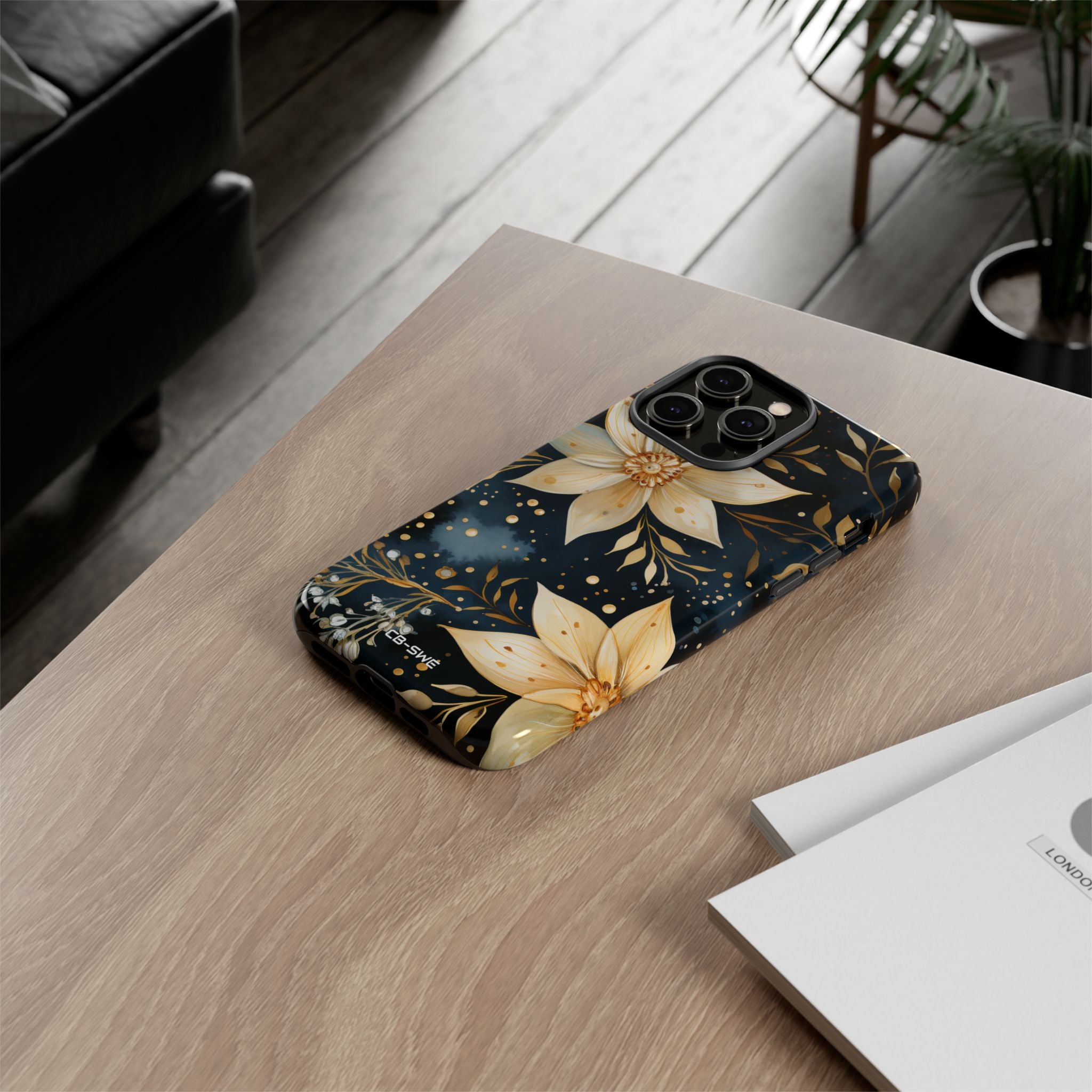 Floral Elegance Flourishes - iPhone Case