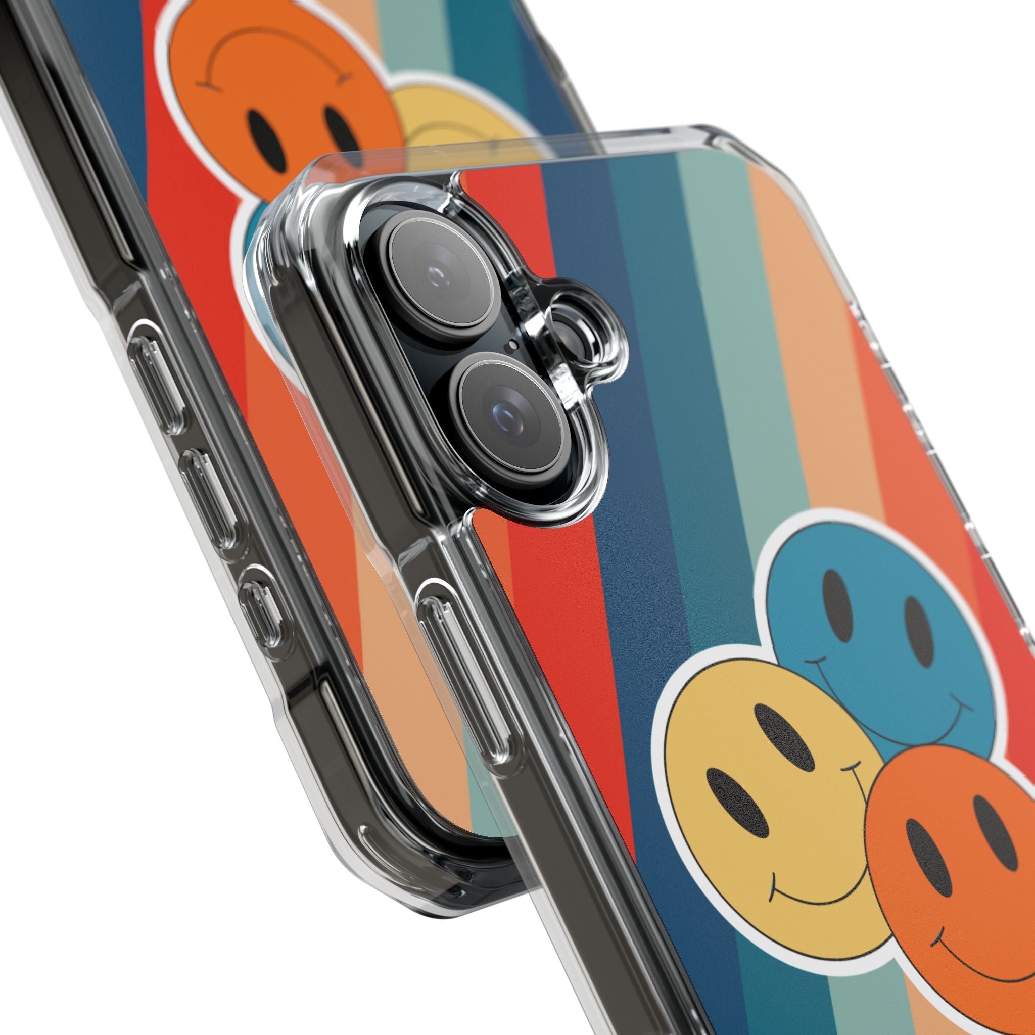 Retro Smiley Harmony iPhone Case - Impact