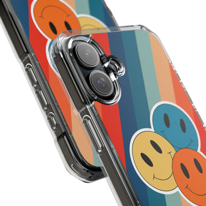 Retro Smiley Harmony iPhone Case - Impact