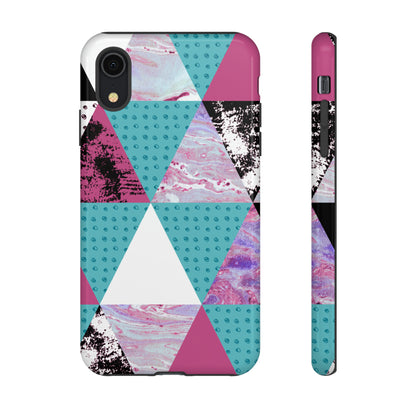 Grunge Triangles - Protective Phone Case