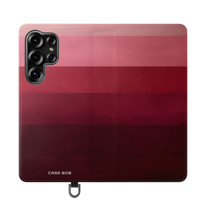 Blushing Stripes - Samsung S25 Ultra Case - Lompakkokotelo