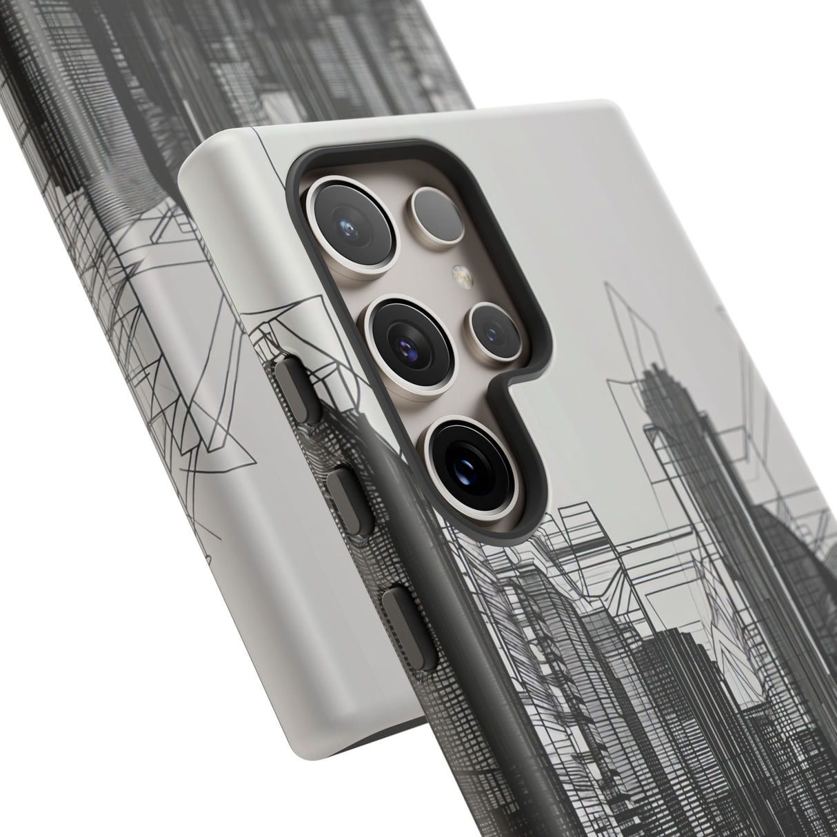 Urban Symphony: Monochromatic Lines - For Samsung S24