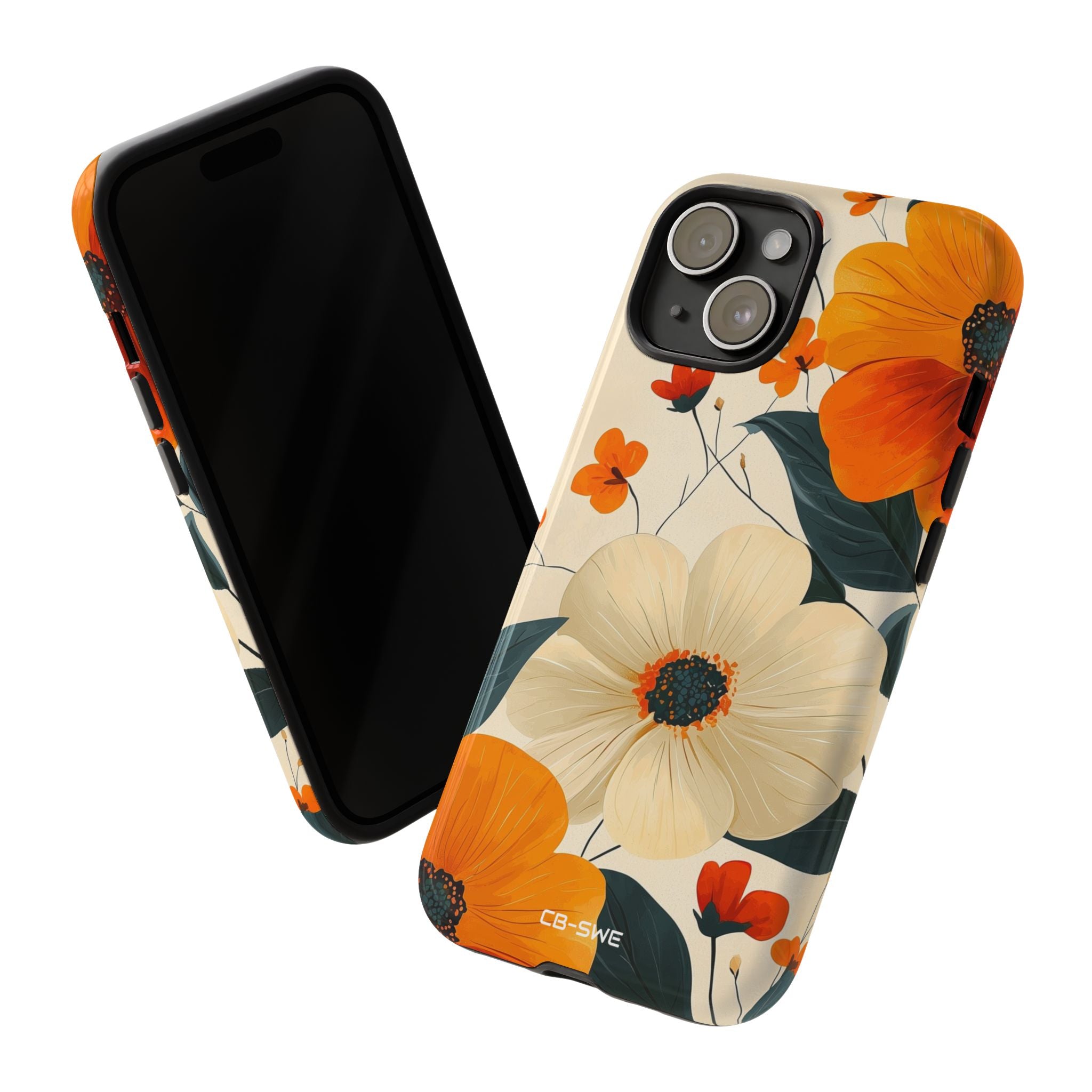 Vibrant Flowers Bloom - iPhone Case