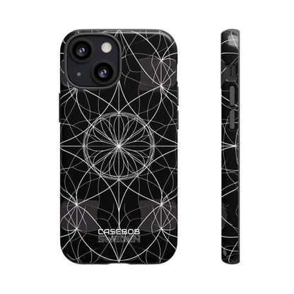 Symmetric Line Bloom iPhone 13 - Tough