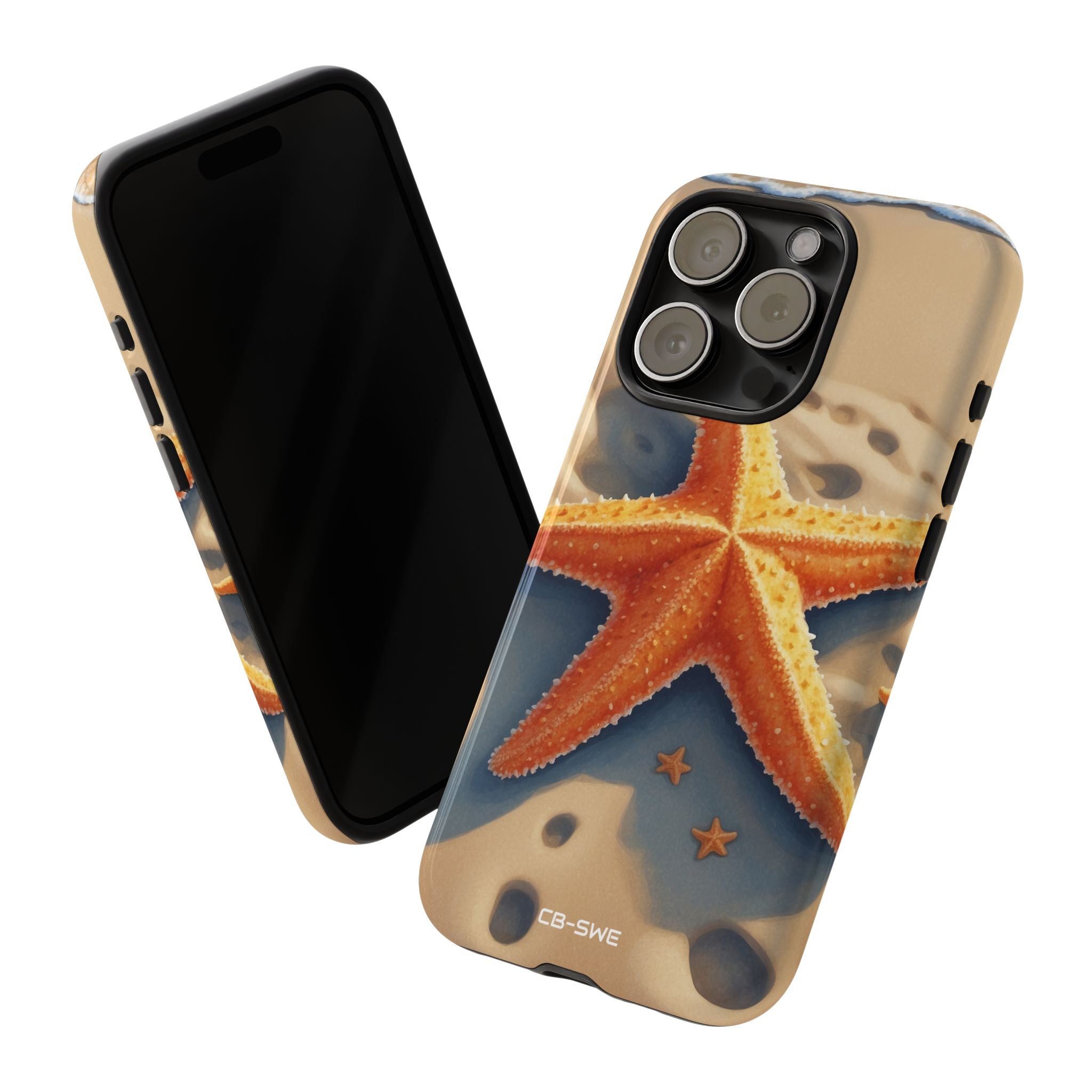 Starfish Rests On Sand - iPhone Case