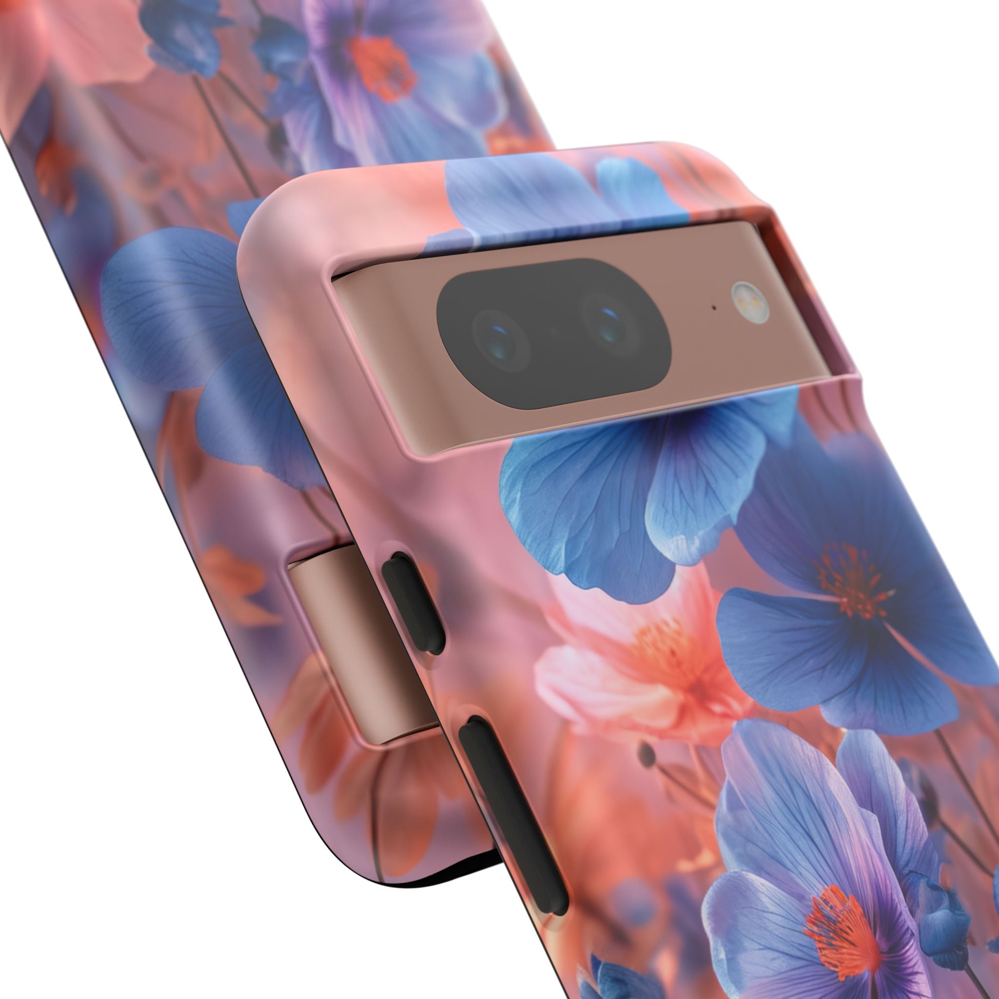 Harmonious Blooming Blues and Pinks Google Pixel 8 - Tough Phone Case