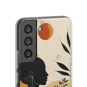 Modern Silhouette Tranquility | Flexible Phone Case for Samsung Galaxy