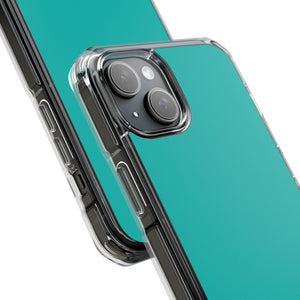 Tiffany Blue | Handyhülle für iPhone (Clear Impact Case – magnetisch) 