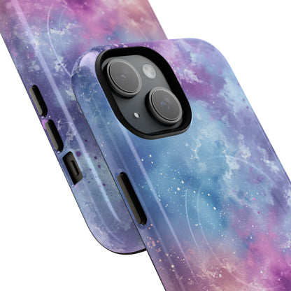 Cosmic Nebula Swirls - Tough + MagSafe® iPhone 15 Phone Case