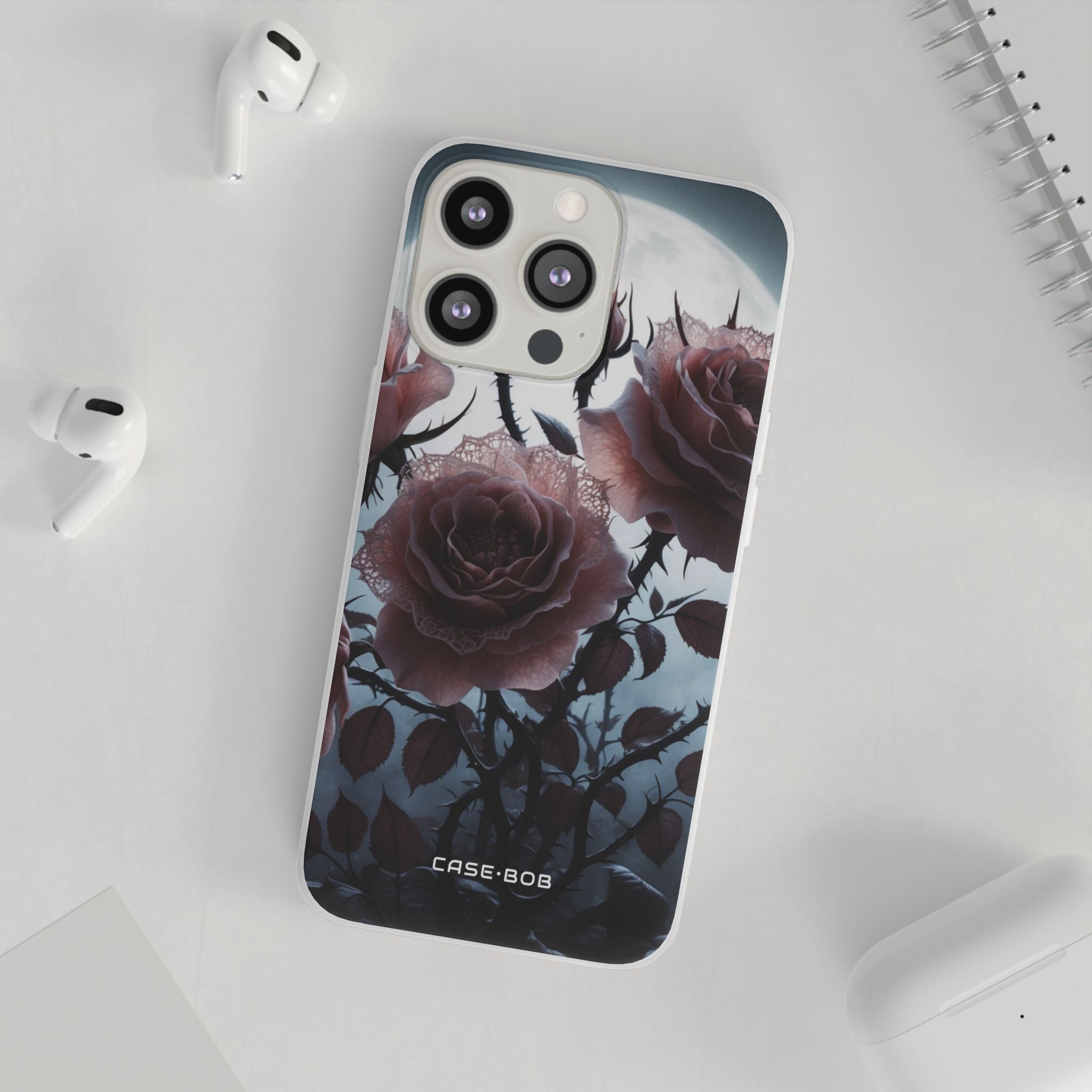 Luminous Rose Thorns iPhone 13 Pro - Soft