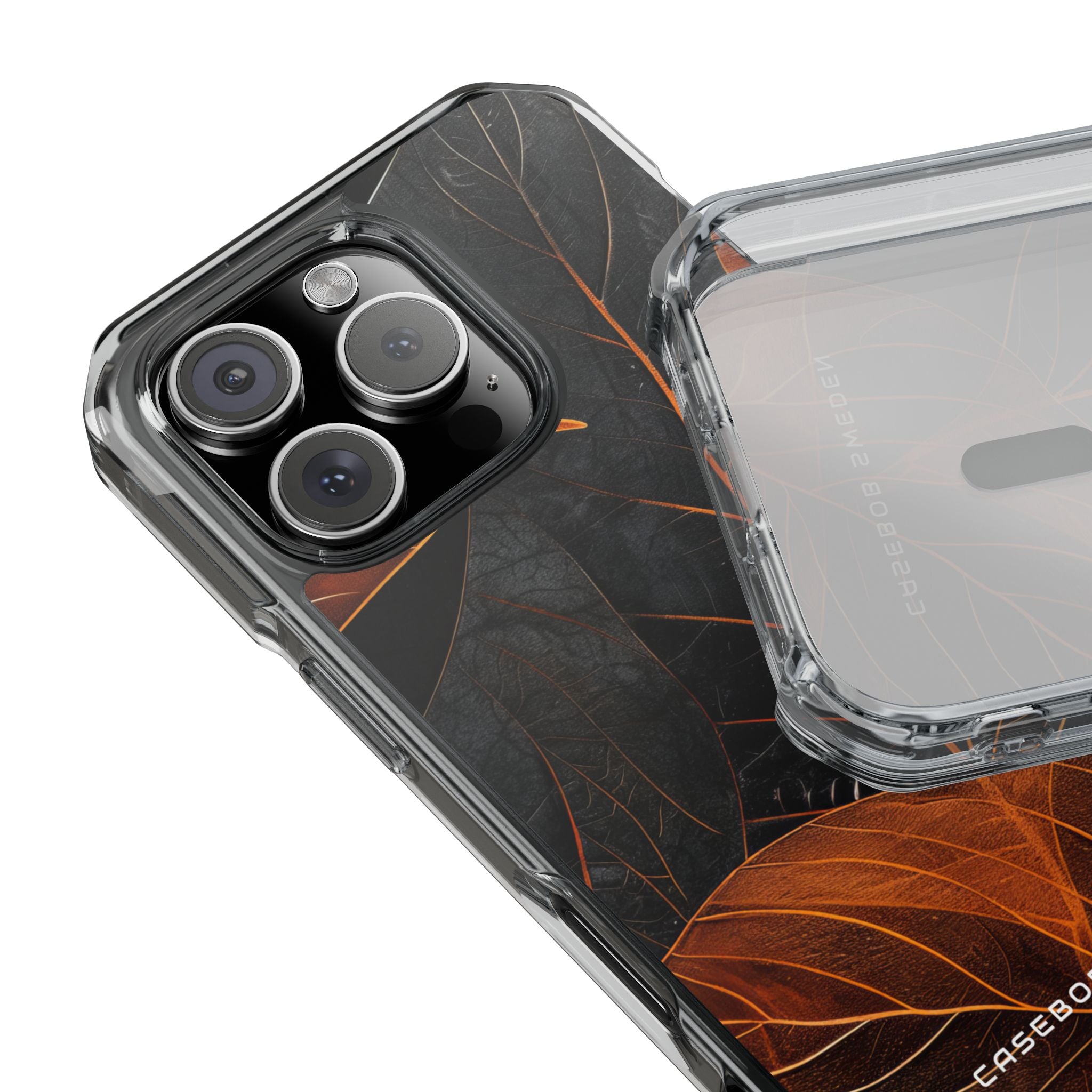 Autumn Leaf Elegance iPhone 16 - Clear Impact Phone Case