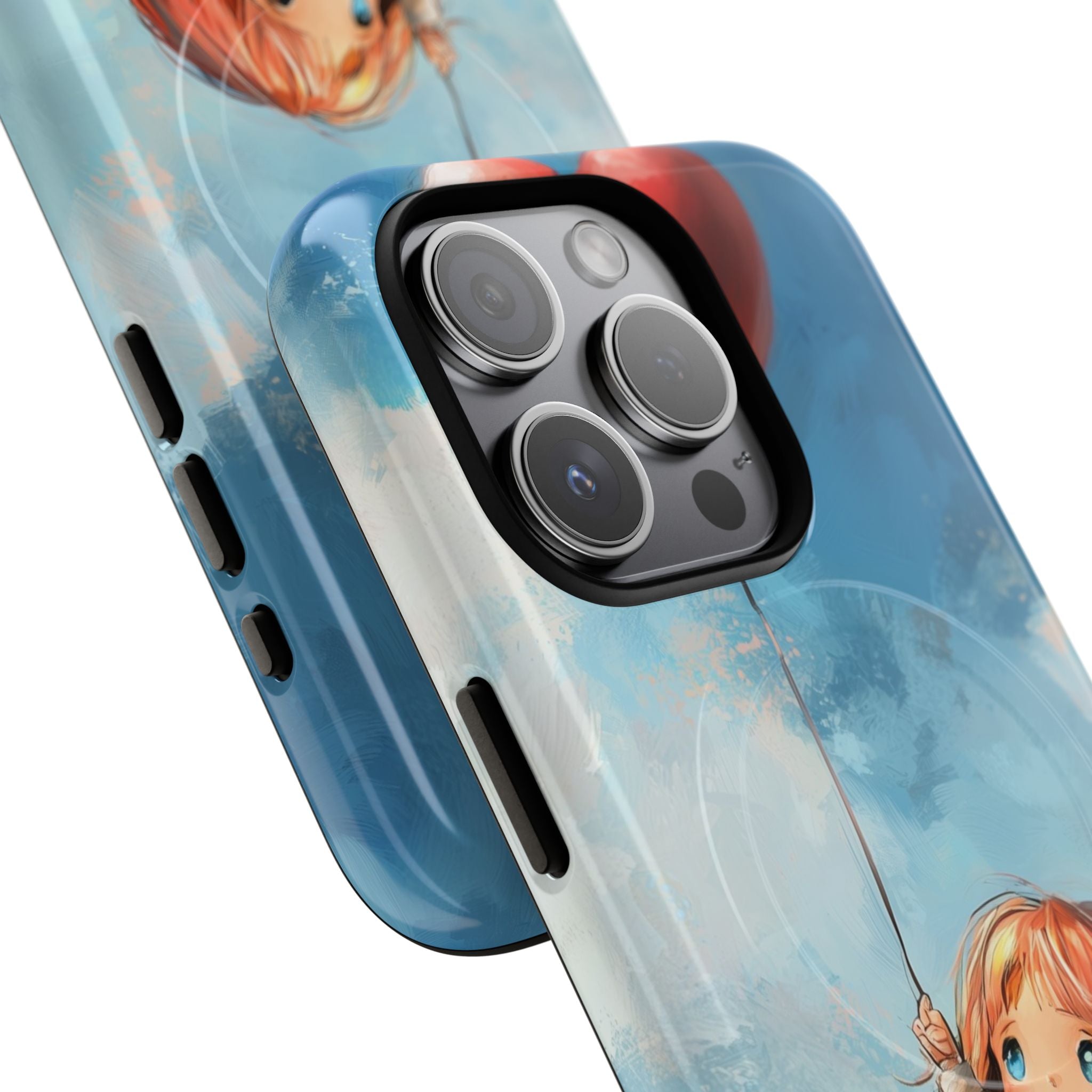 Heart Balloon Whimsy iPhone 15 Pro Case - Tough+