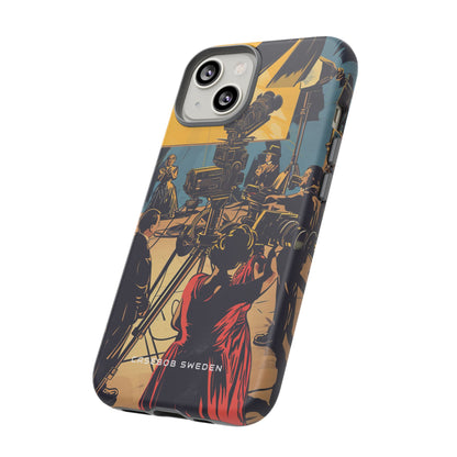 Golden Era Cinematic Spotlight iPhone 14 - Tough Phone Case