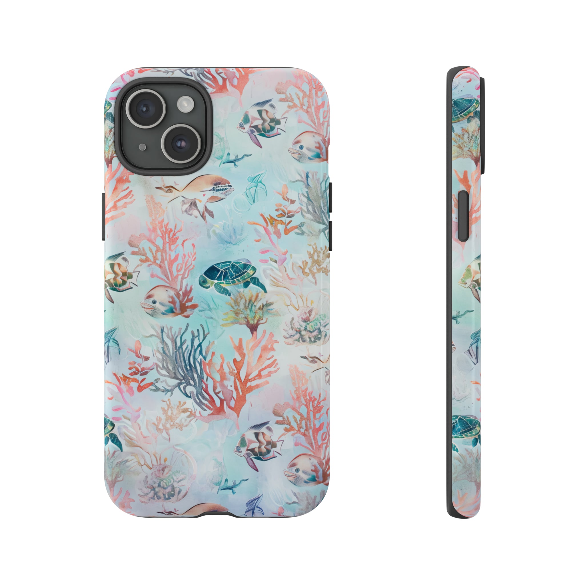 Pastel Underwater Serenade - Protective Phone Case