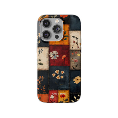 Patchwork Blooms iPhone 14 Pro Case - Soft