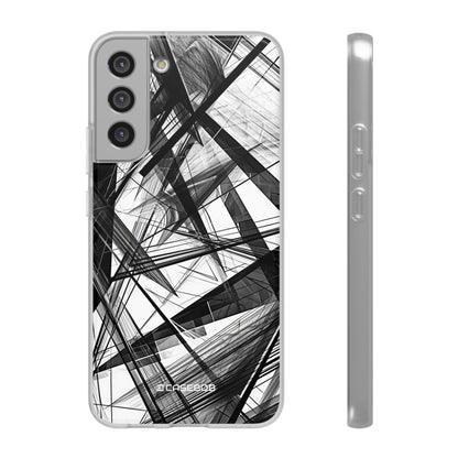 Monochrome Chaos | Flexible Phone Case for Samsung Galaxy