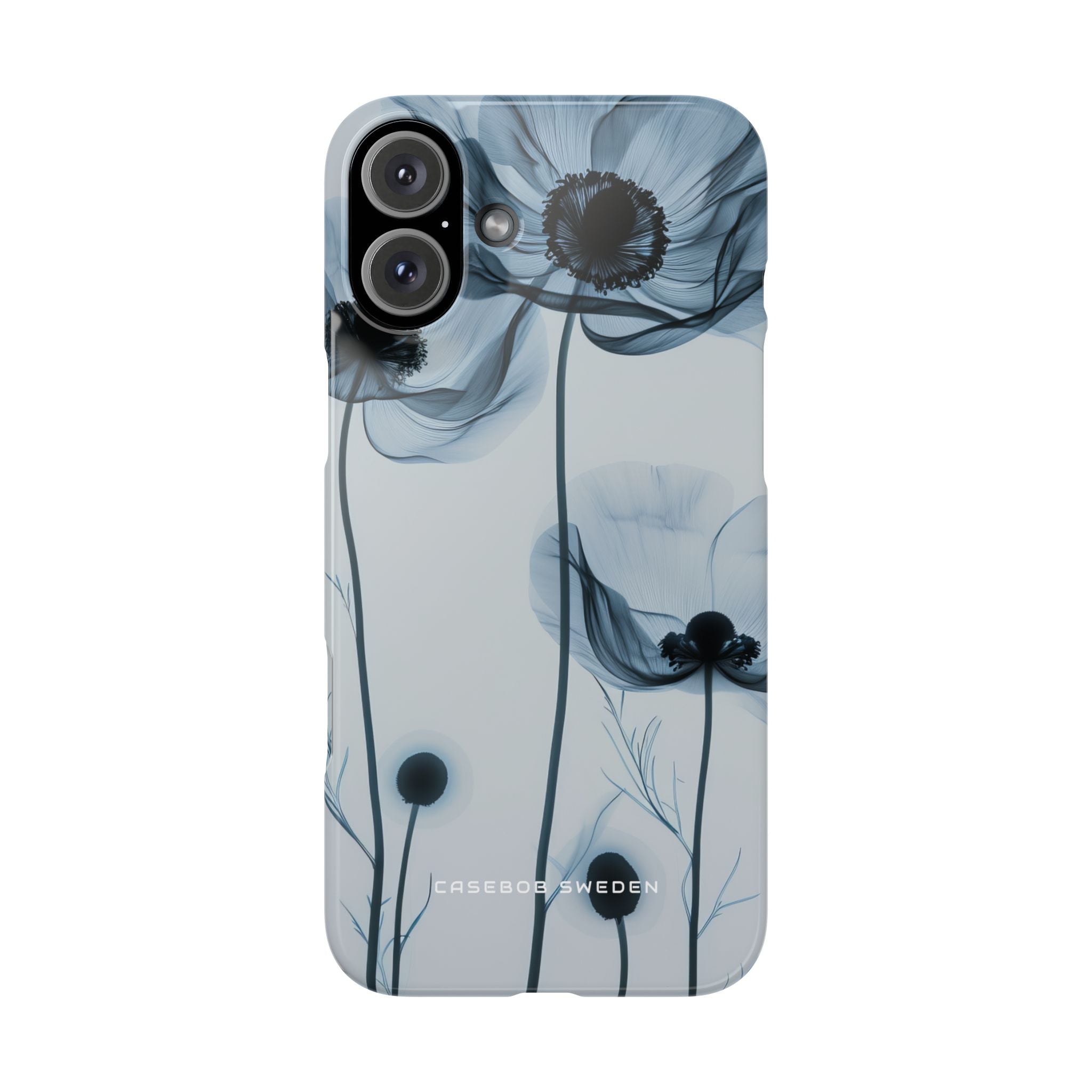 Ethereal X-Ray Flowers iPhone 16 - Slim Phone Case