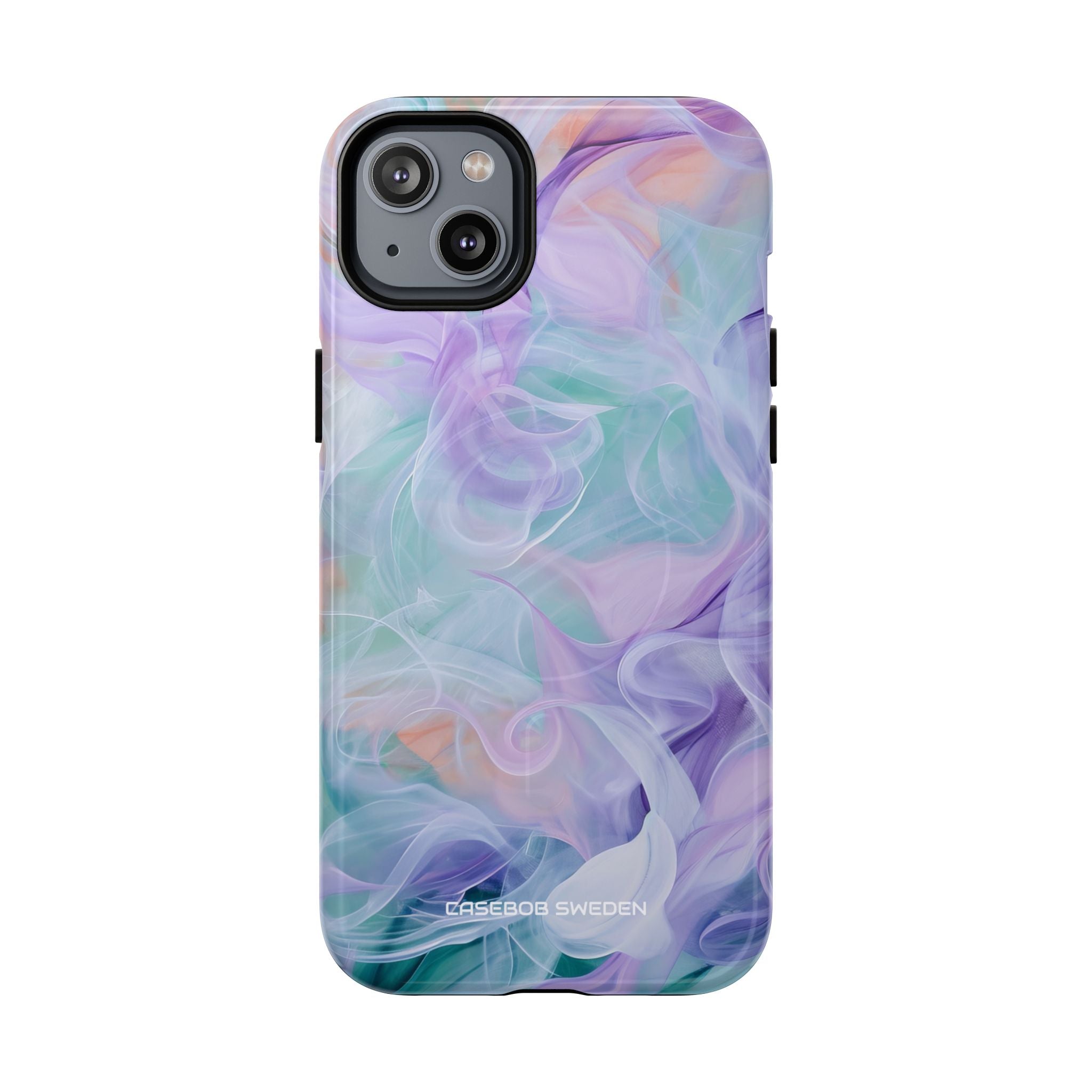 Purple Peach Whirl - Tough + MagSafe® iPhone 14 Phone Case