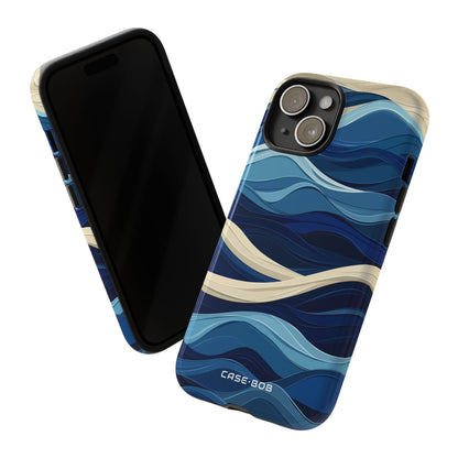 Ocean Rhythm iPhone 15 Case - Tough