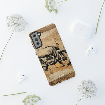 Vintage Motorcycle Collage - Samsung Case