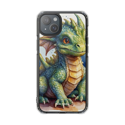 Green Dragon Smiles iPhone Case - Impact