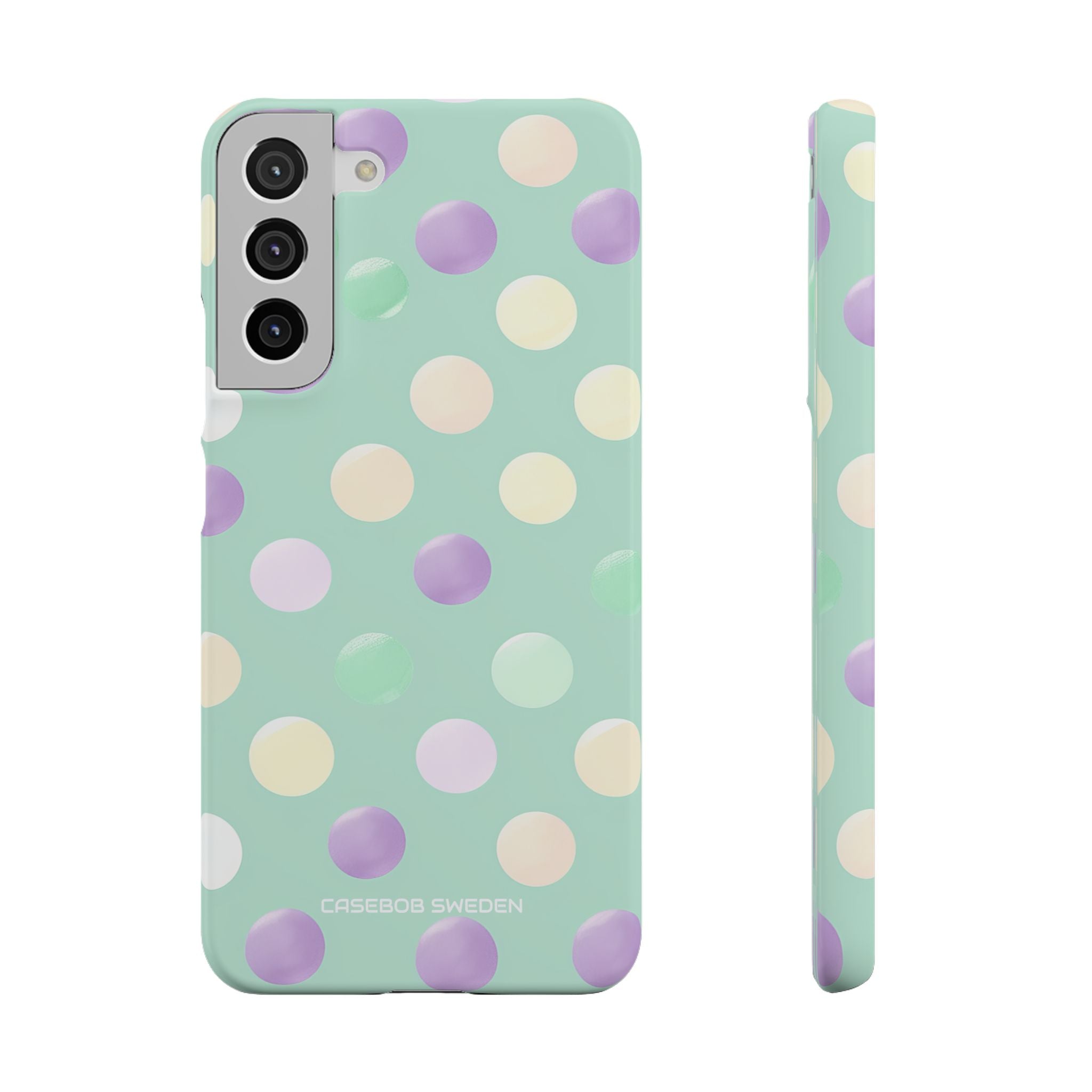 Pastel Polka Dots - Slim Samsung S22 Phone Case