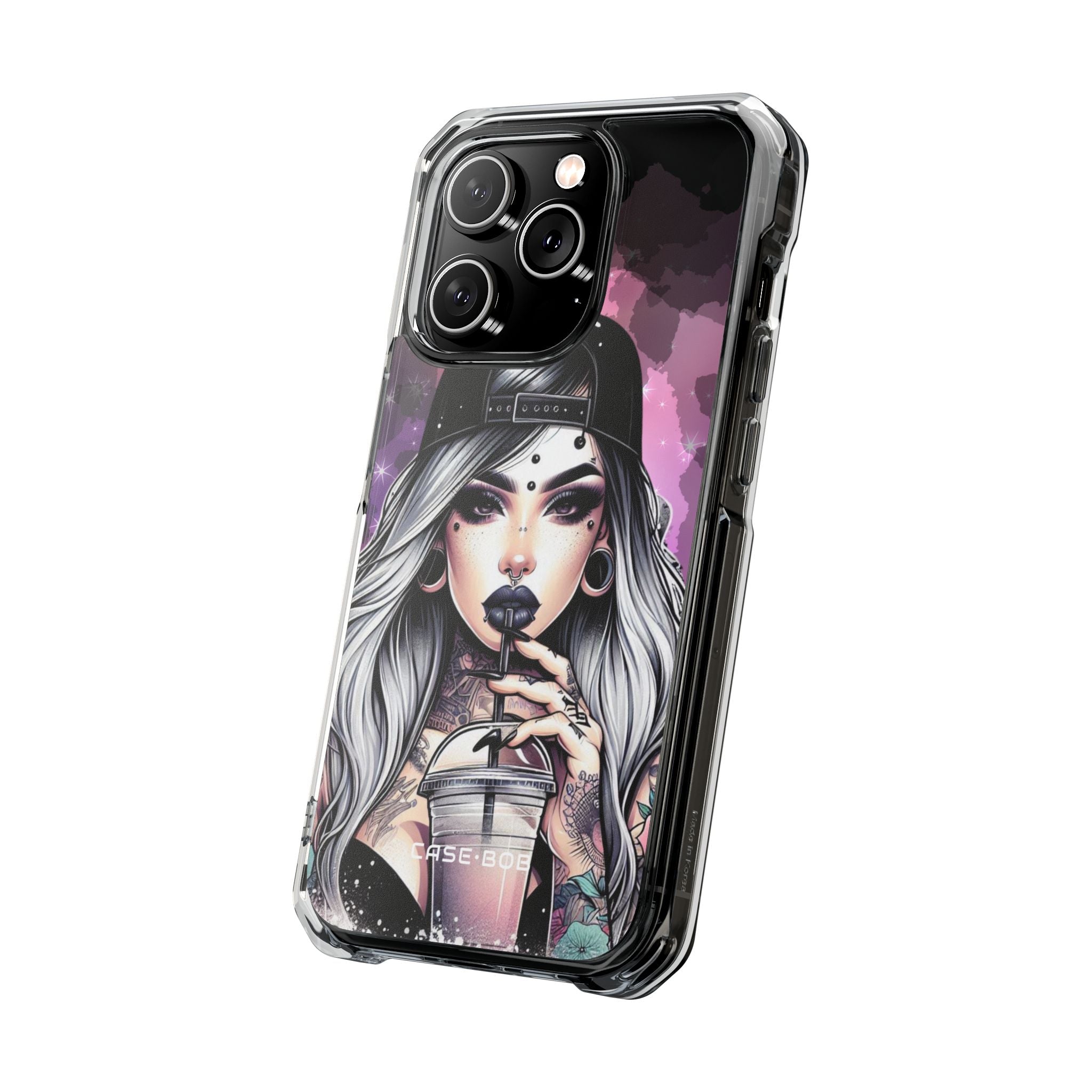 Silver Sip Nebula iPhone 14 Pro Case - Impact