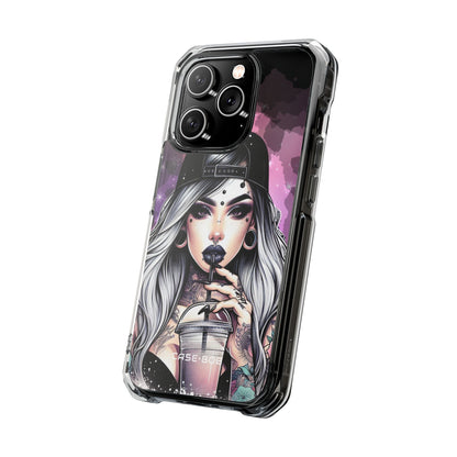 Silver Sip Nebula iPhone 14 Pro Case - Impact