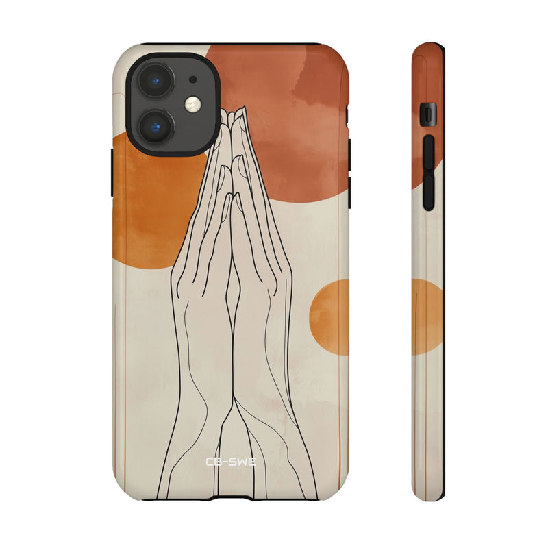 Prayers Encircle Hands - iPhone Case