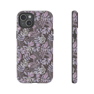 Dark Purple Leaf - Protective Phone Case