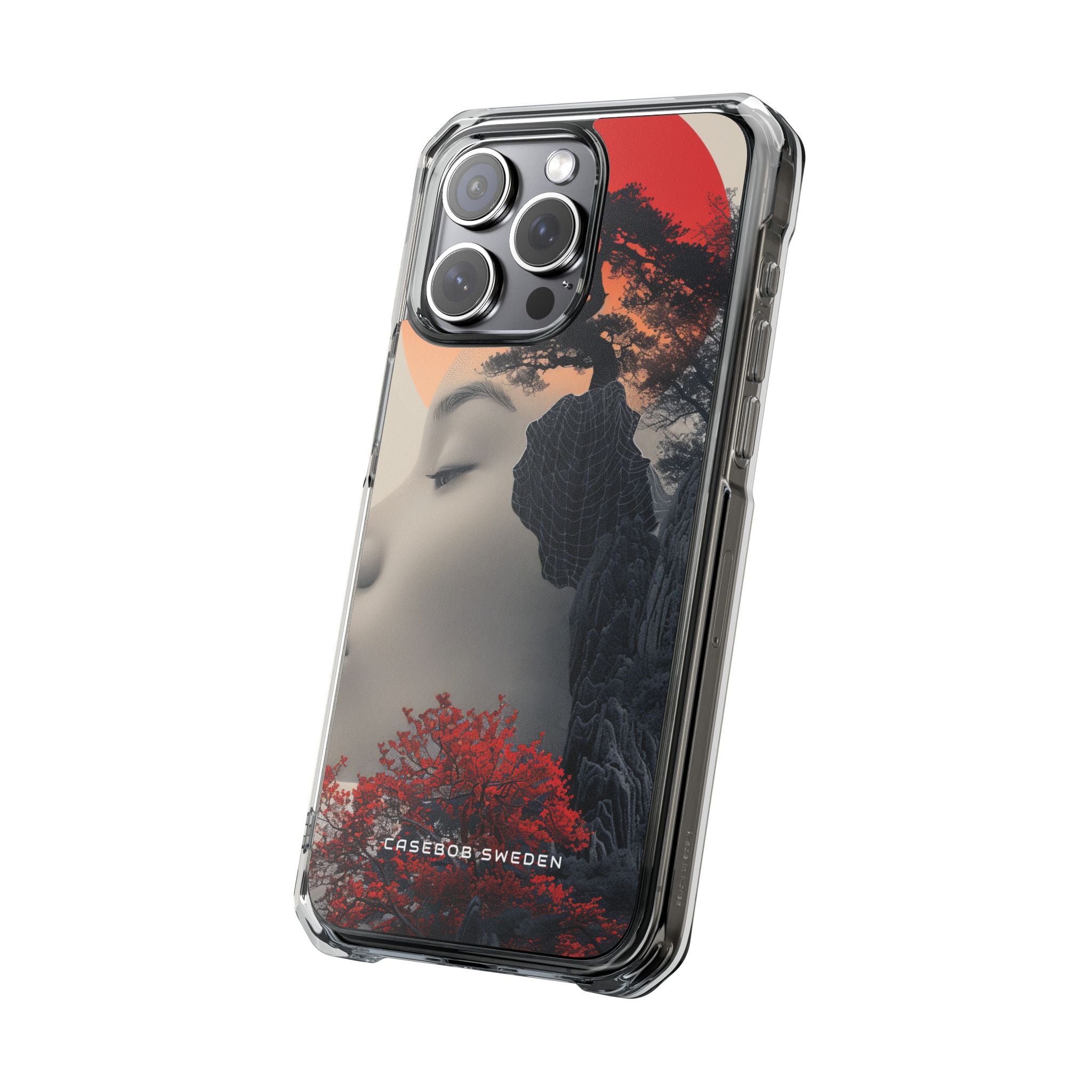 Surreal Zen Harmony iPhone 15 - Clear Impact Phone Case