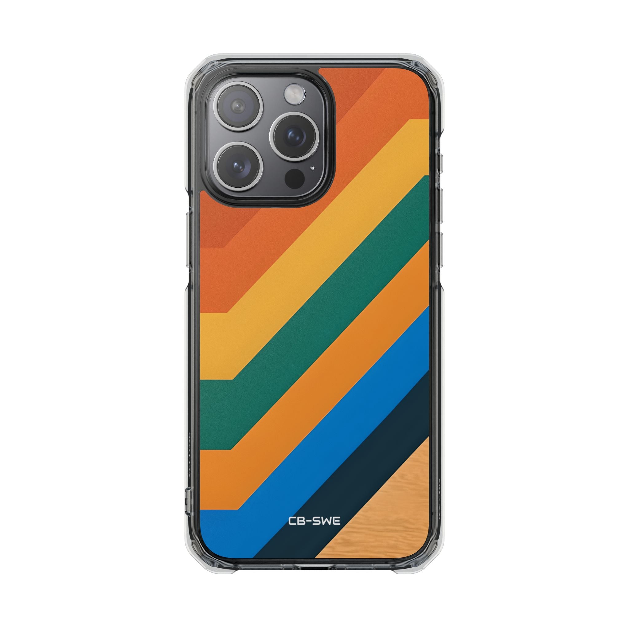 Vibrant Geometric Harmony iPhone Case - Impact