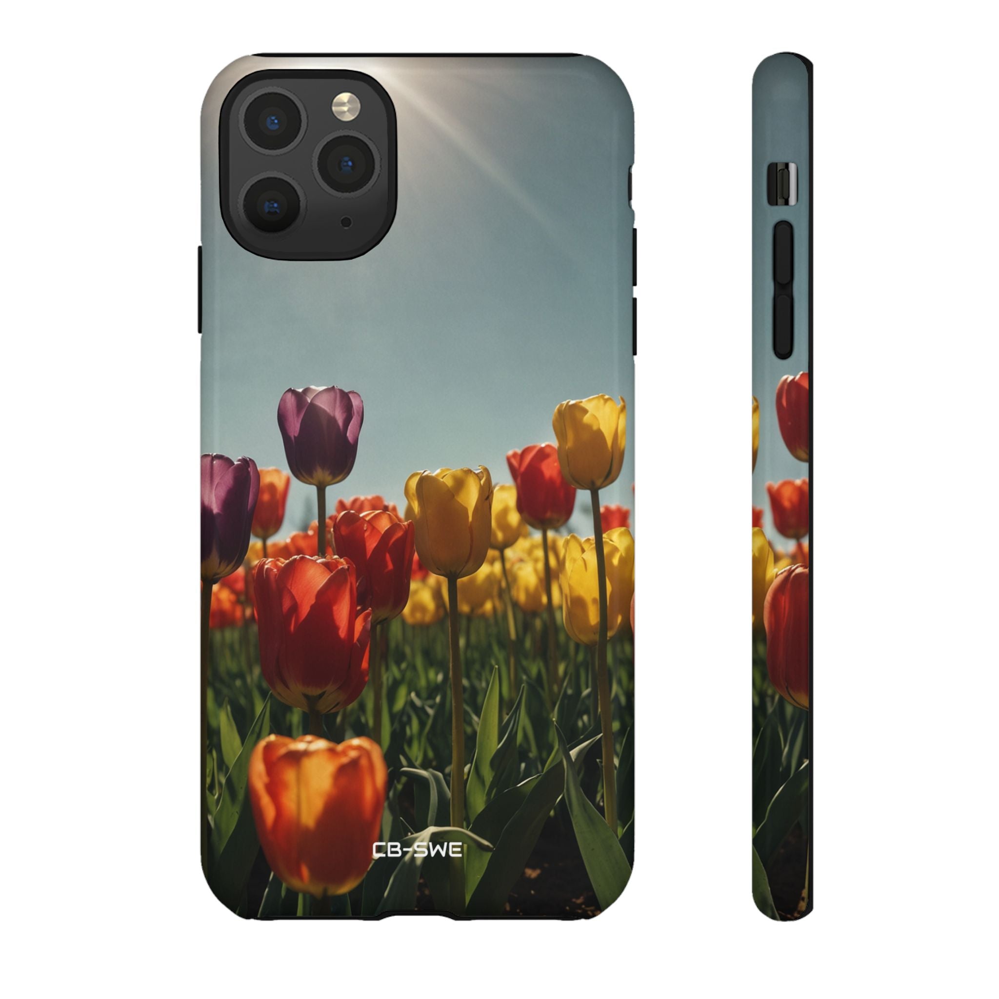 Tulips Embrace Sunlight - iPhone Case