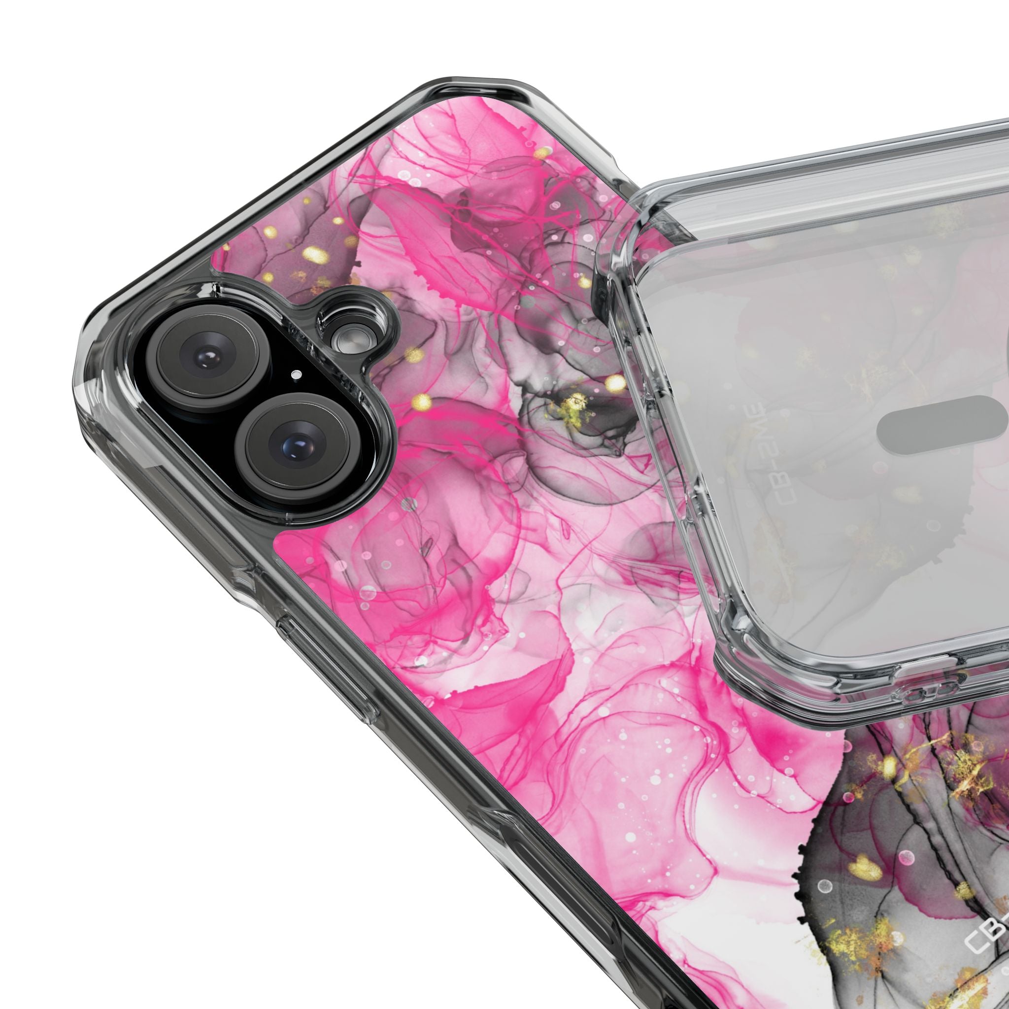Vibrant Pink Swirls iPhone Case - Impact