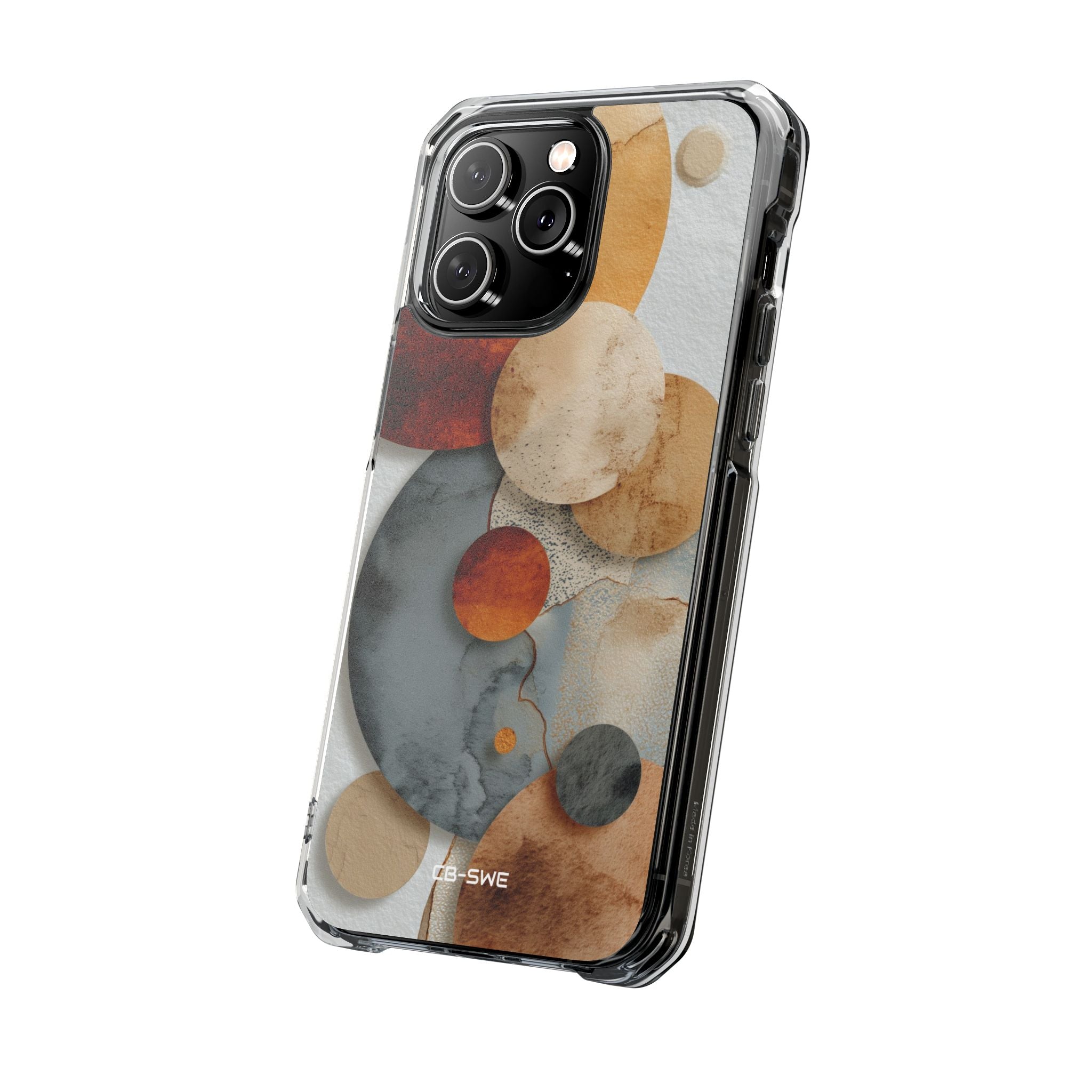 Circles Embrace Warmth iPhone Case - Impact