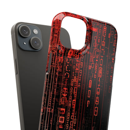 Gradient Cyberflux Network iPhone 15 - Slim Phone Case