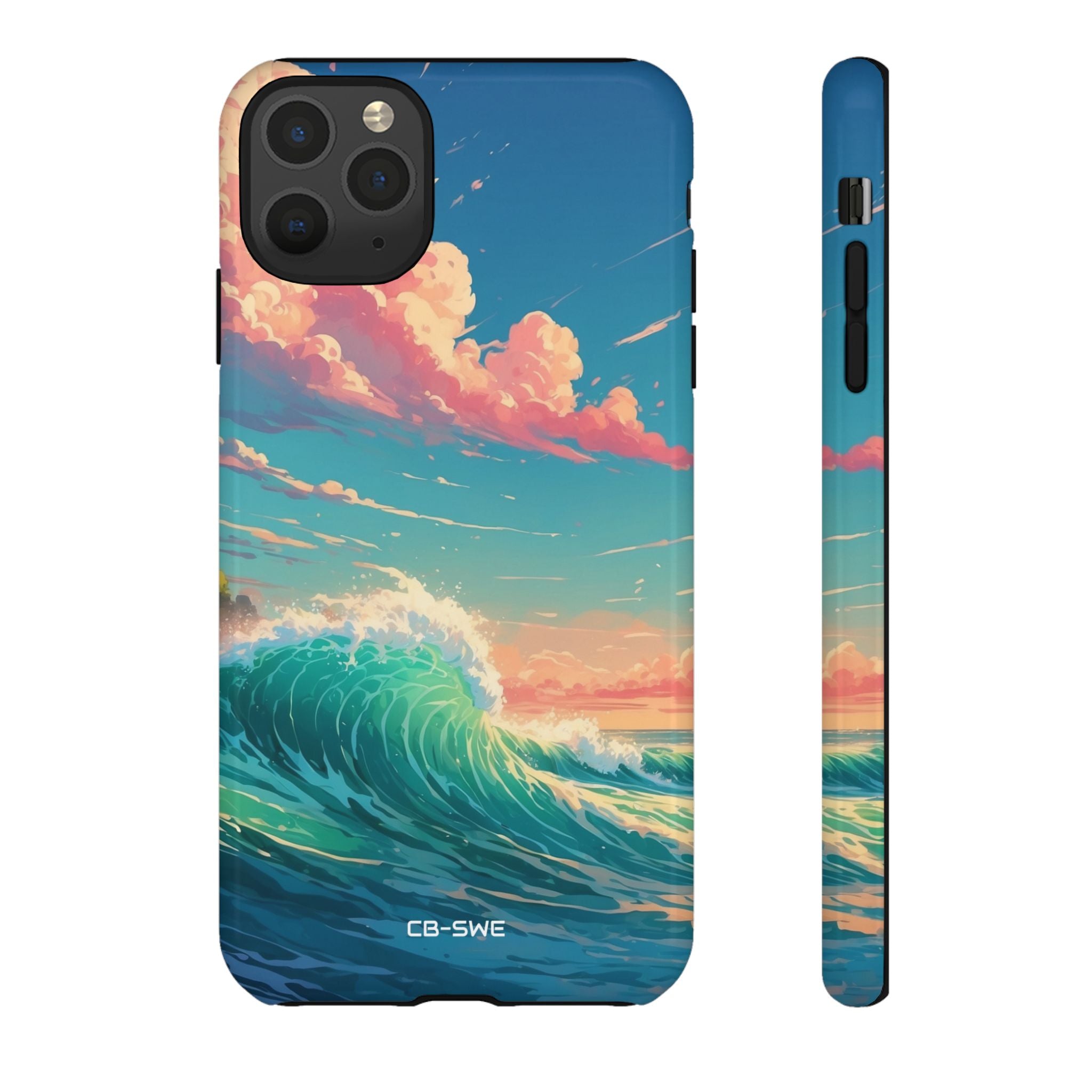 Waves Embrace Sunlight - iPhone Case