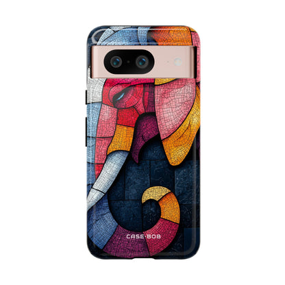 Elephant Mosaic Google Pixel 8 Case - Tough
