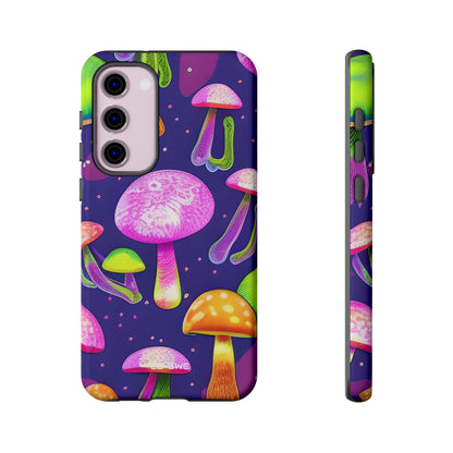 Neon Mushroom Dreams - Samsung Case