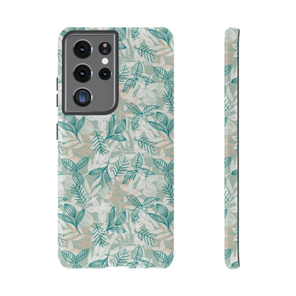 Light Green Leaf - Protective Phone Case