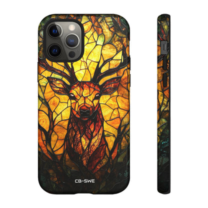 Glowing Stag Emerges - iPhone Case