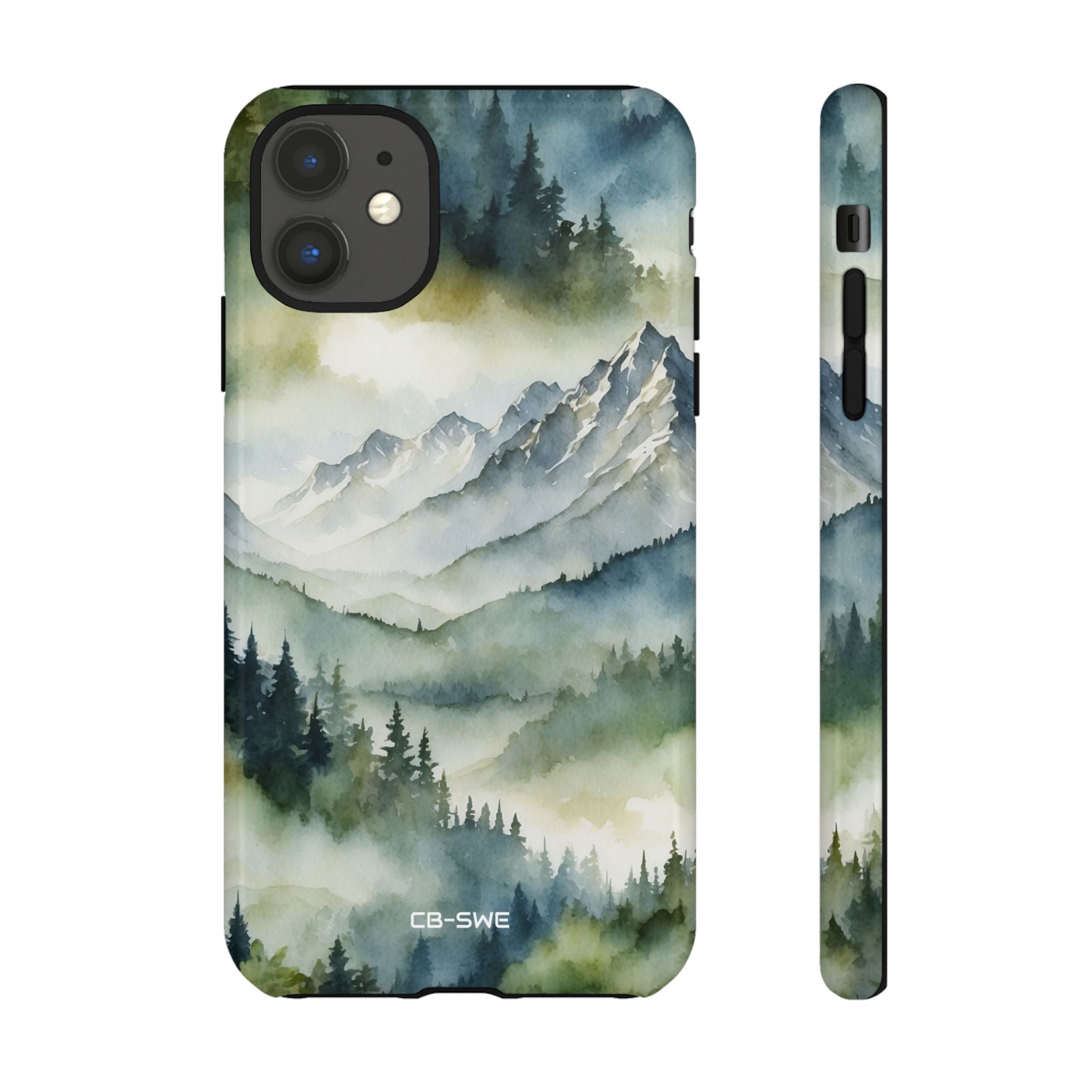 Misty Peaks Emerge - iPhone Case