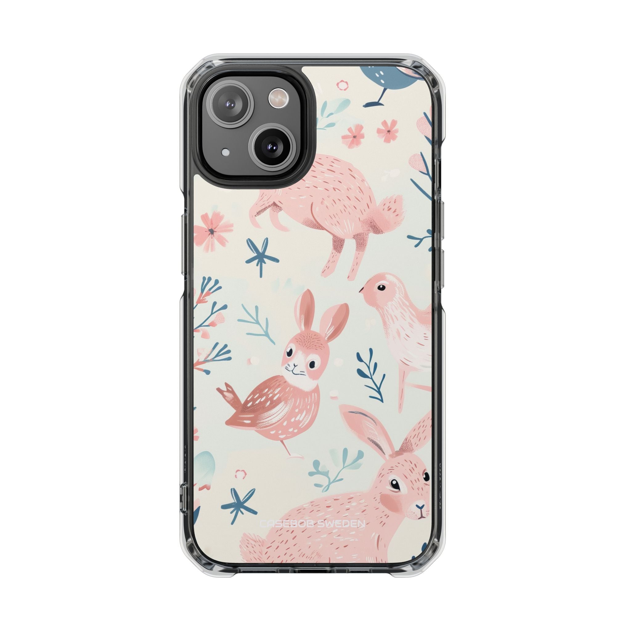 Pastel Whimsical Nature - Clear Impact iPhone 14 Phone Case