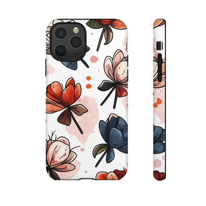 Vibrant Floral Harmony - iPhone Case