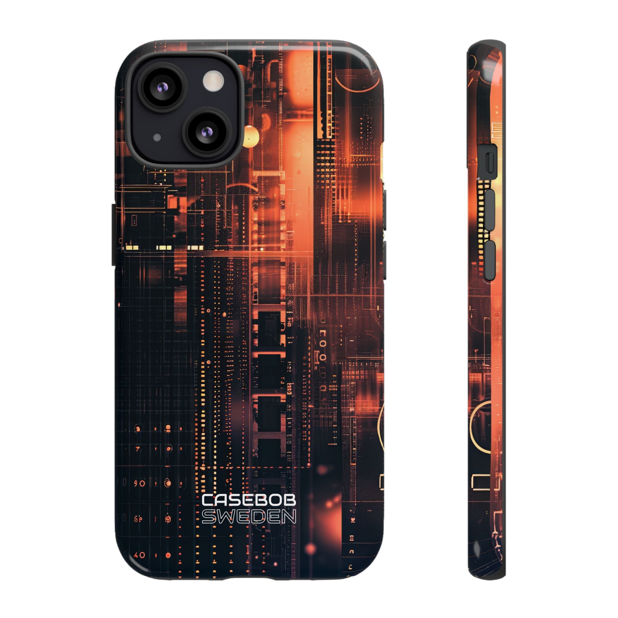 Neon Circuit Dreams iPhone 13 - Tough