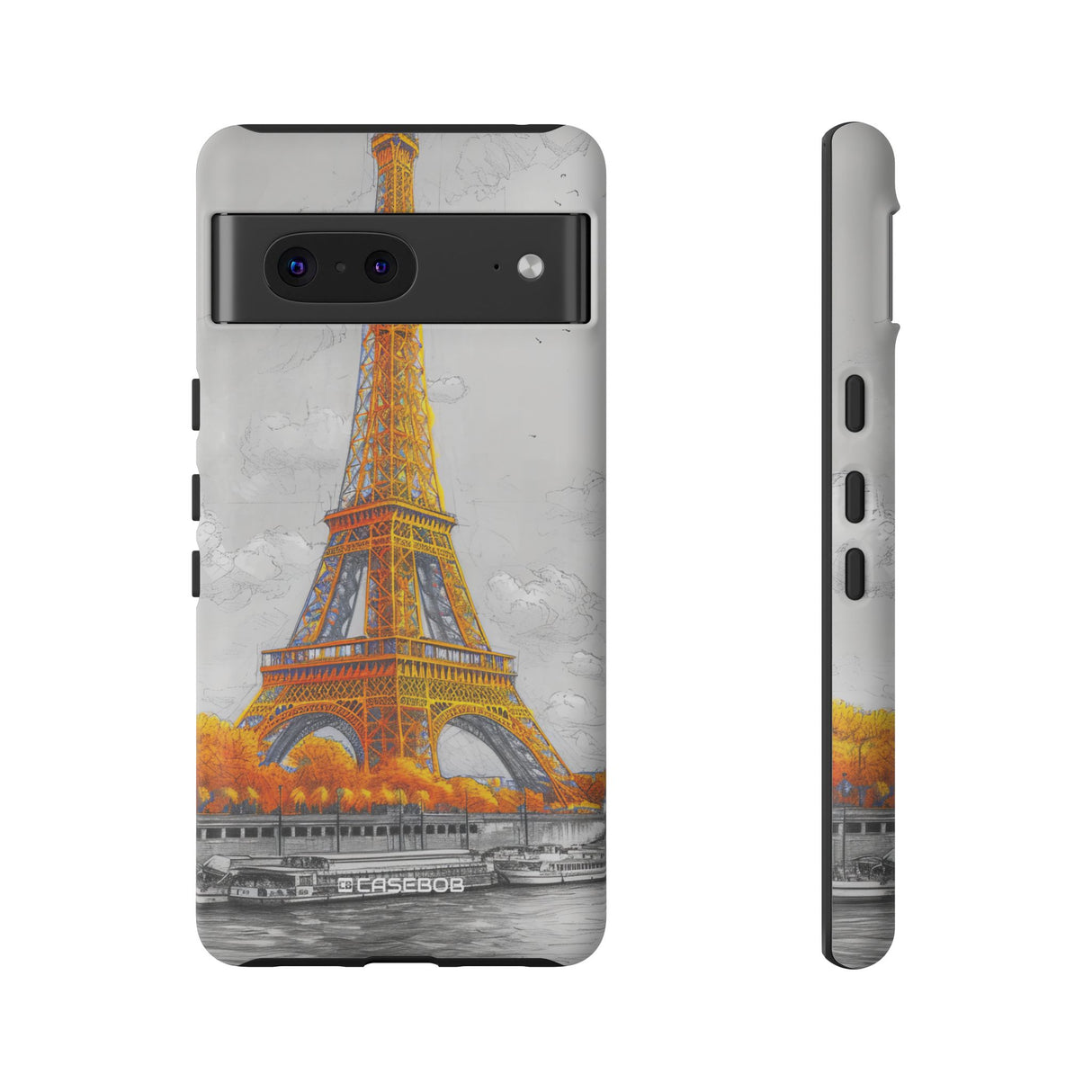 Autumnal Parisian Glow | Protective Phone Case for Google Pixel