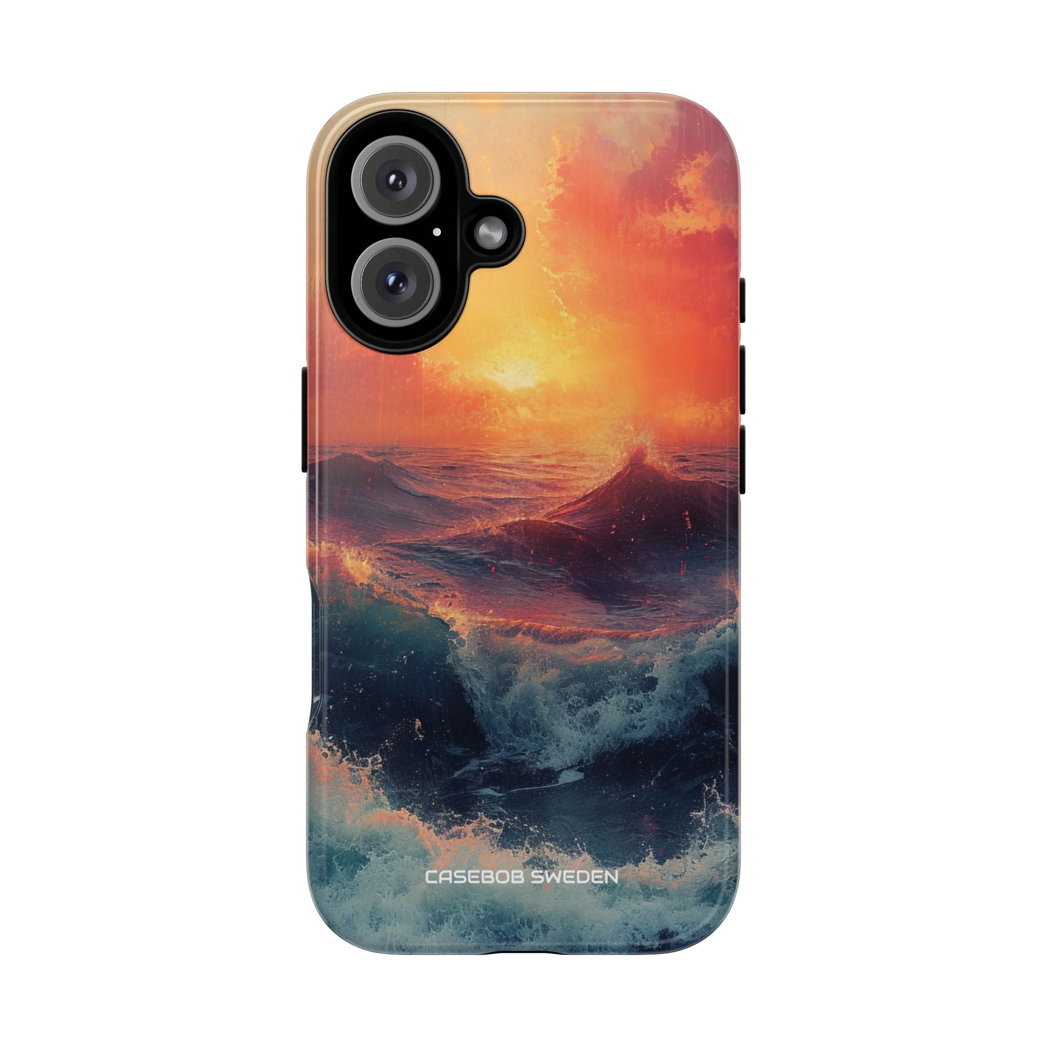 Ocean Sunset Waves - Tough iPhone 16 Phone Case