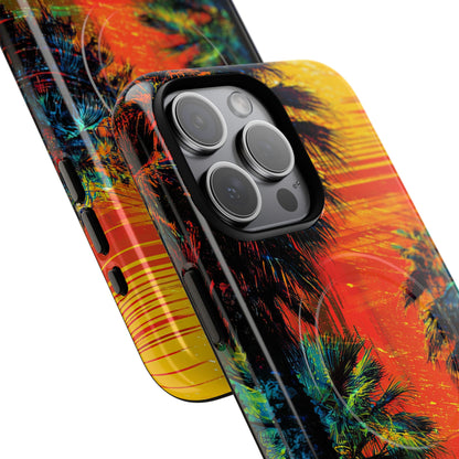 Tropical Sunburst iPhone 15 Pro Max Case - Tough+