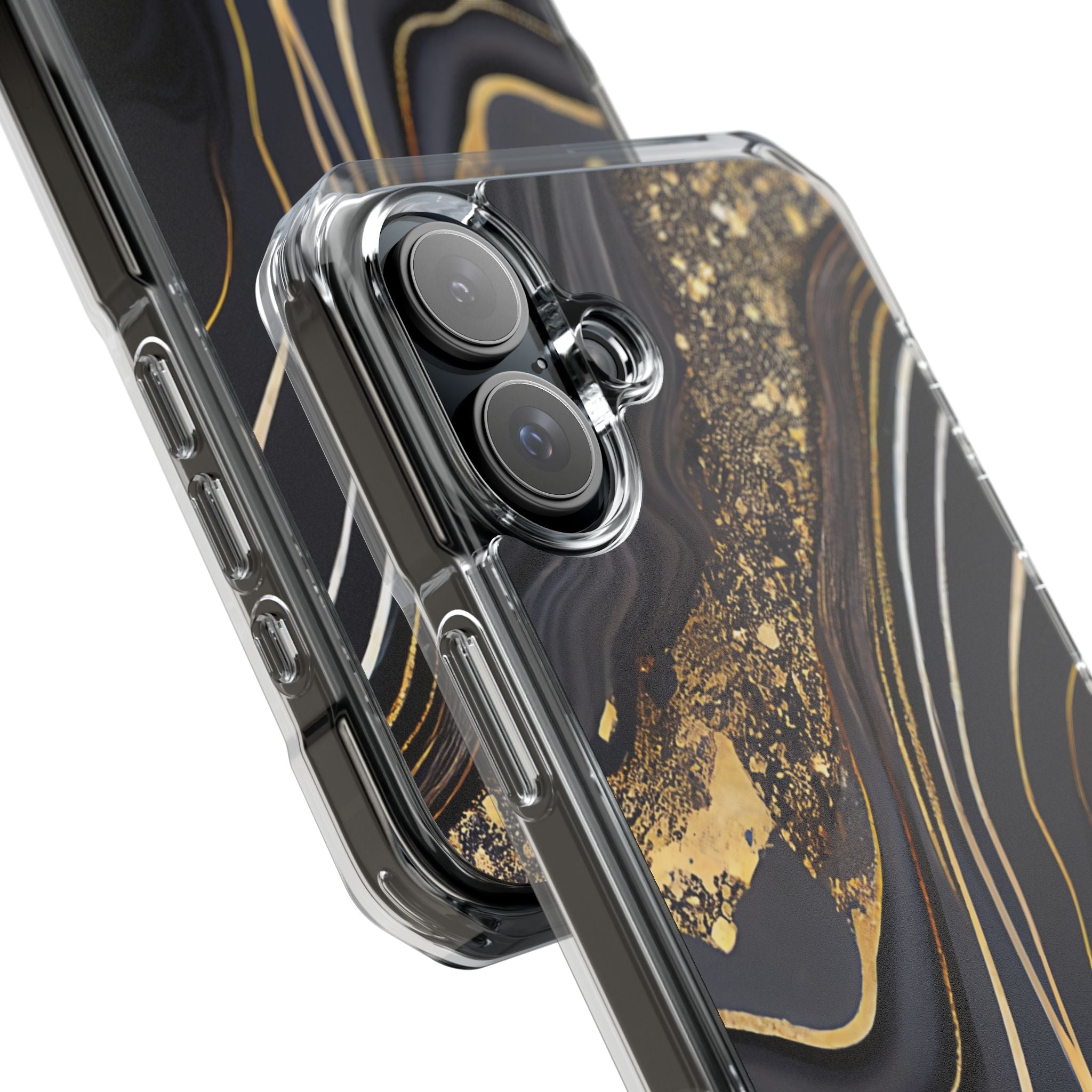 Elegant Gold Streams iPhone Case - Impact