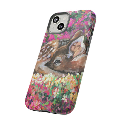 Oil painting - Young Deer - Protective Phone Case